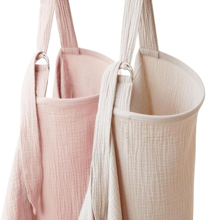 Coreeky 2 Pack Muslin Nursing Cover for Breastfeeding, Soft & Breathable 100% Cotton Breastfeeding Cover up - Image 1